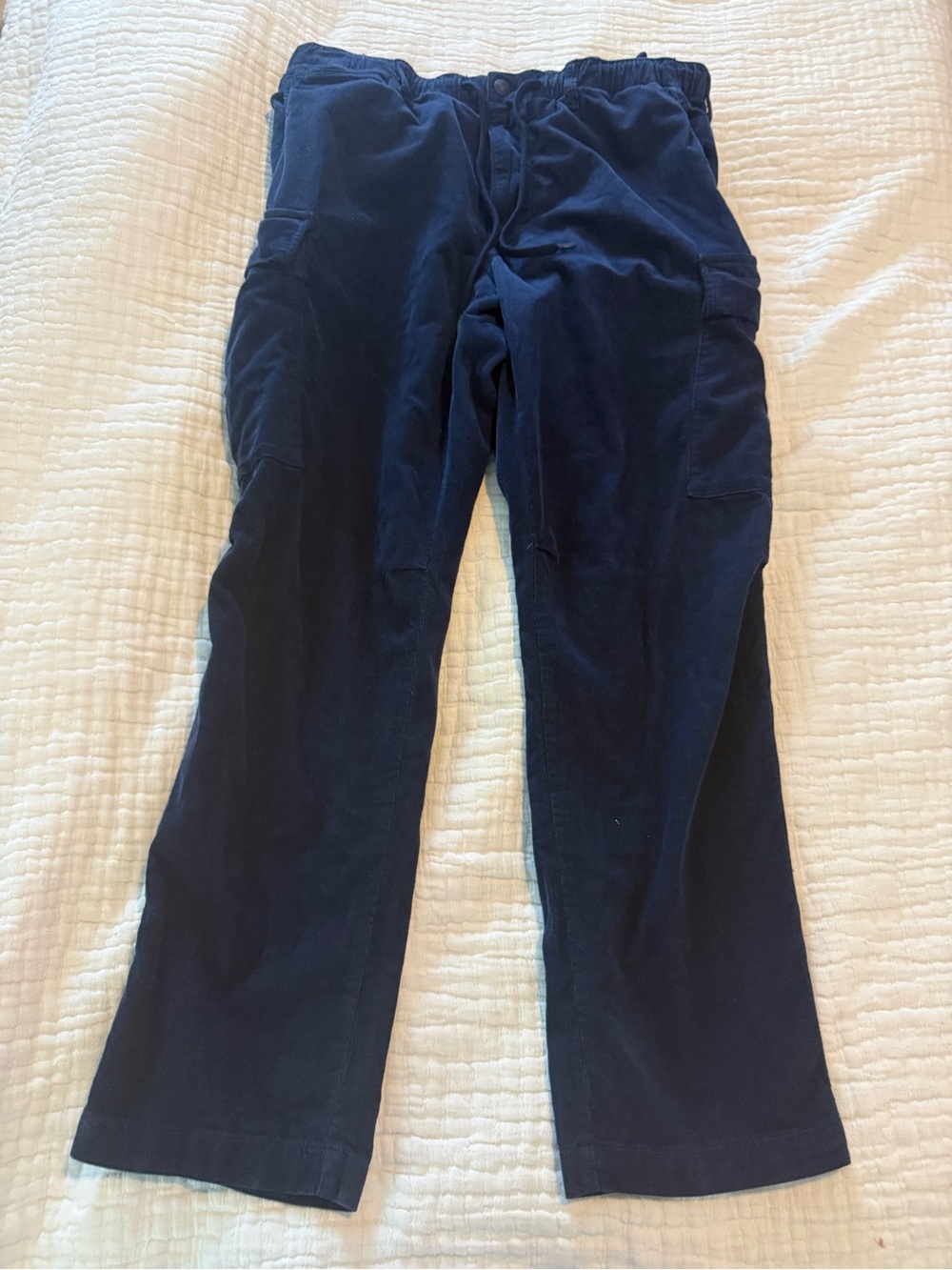 Polo RL Navy Blue Pull-On Corduroy Pants EUC 1438